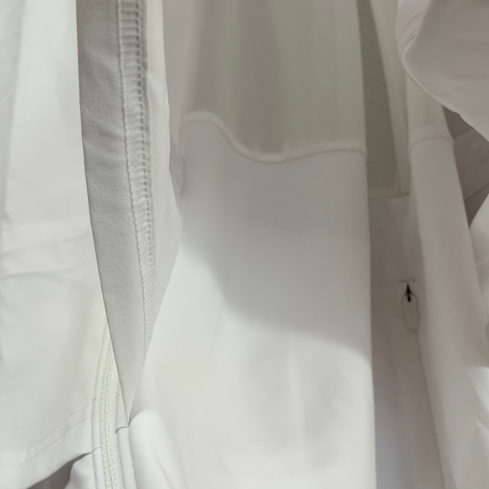 Sweaty Betty Womens Fast Lane Running Jacket L White Water Resistant Athleisure - Picture 13 of 13
